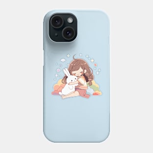 girl rabbit Phone Case