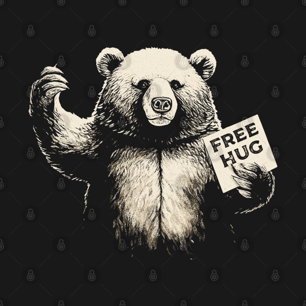 Free hug a bear by Yopi