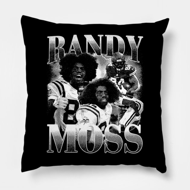 Randy Moss(American football wide receiver) Pillow by alesyacaitlin