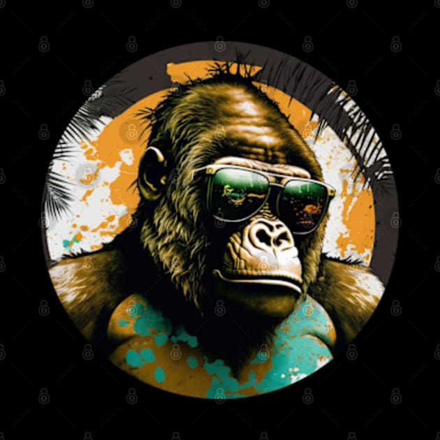 Shades of Toughness - Cool Gorilla by teehood