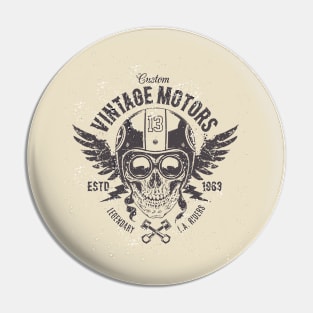 Custom vintage motors Pin