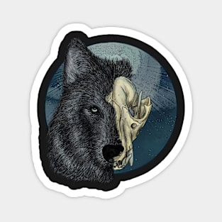 Wolf Skull Magnet