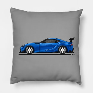 blue super car Pillow