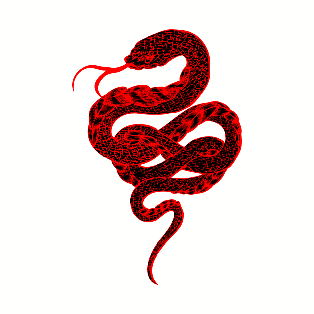 Red Serpent by ThreeHaresWares