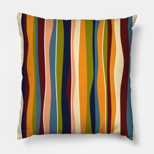 Wavy Stripes Design Pillow