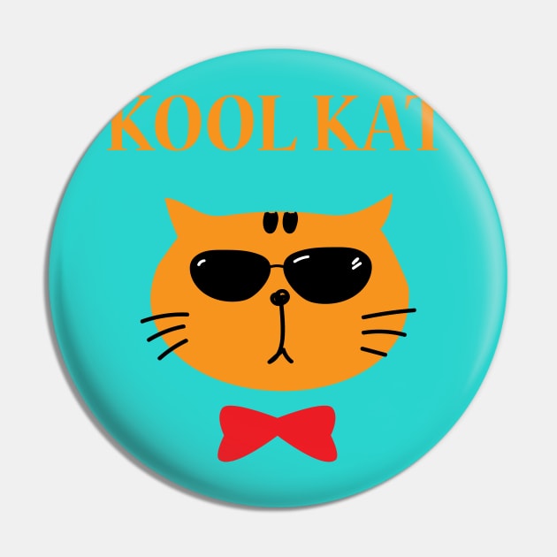 Kool Kat, Cool Cat Pin by JevLavigne