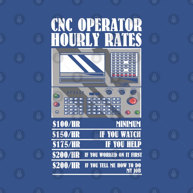 CNC Operator Hourly Rates | CNC Machinist by DancingDolphinCrafts