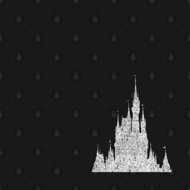 Distressed Magic Castle Silhouette by FandomTrading