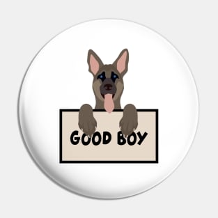 german shepherd good boy Pin