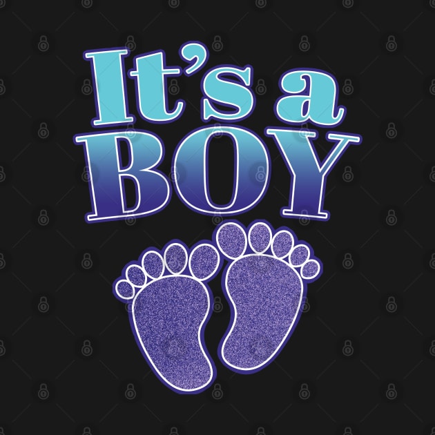 It's A Baby Boy - Cute Team Boy, Gender Reveal Party Gift For Men & Women by Art Like Wow Designs