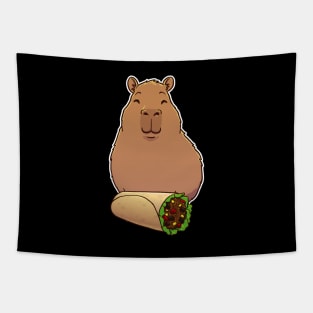 Capybara Burrito Tapestry