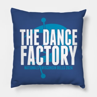The Dance Factory Nationals 2024 with picture on back Pillow