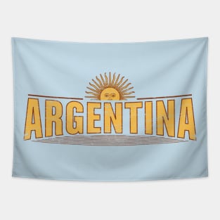 Argentina Sun of May Tapestry