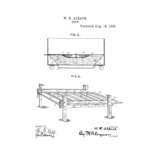 Oven Vintage Patent Hand Drawing T-Shirt