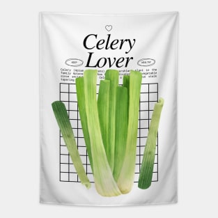 Celery Lover - Vegetables Addict Tapestry