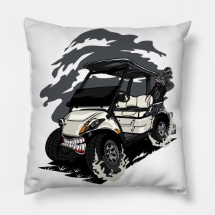 GOLF CART MONSTER CAR Pillow