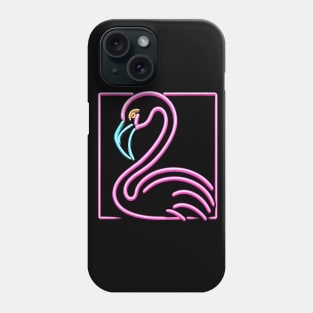 Neon Flamingo V2 Phone Case