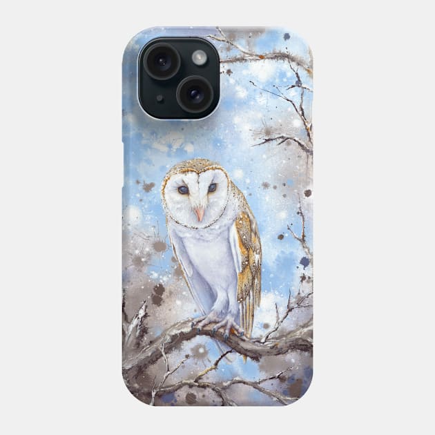 "Twinkle"  (Barn Owl) Phone Case by KADuffy