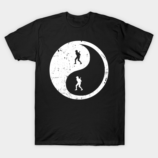 Baseball Ying Yang - Baseball - T-Shirt