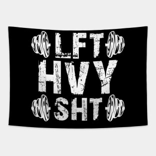 Gym Workout - LFT HVY SHT w Tapestry