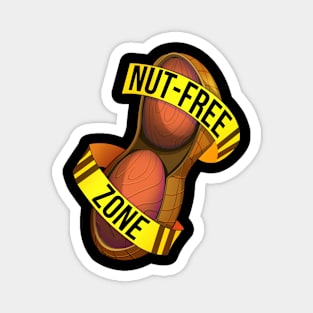 Peanut Allergy - Nut Free Zone Magnet