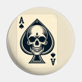 Ace of spades Pin