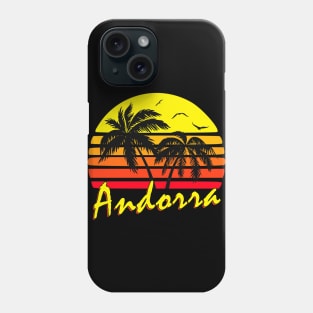 Andorra Retro Sunset Phone Case