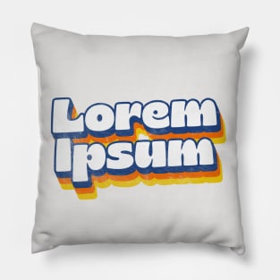 Lorem Ipsum // Design Typography Geek Gift Pillow