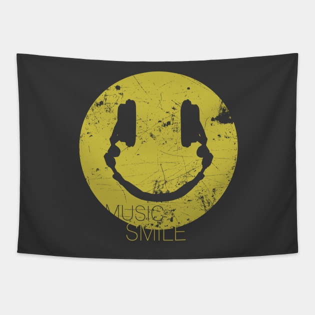 Music Smile Tapestry by Sitchko