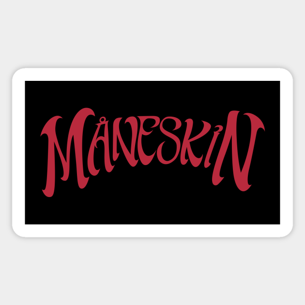 Maneskin Logo Maneskin Aufkleber Teepublic De