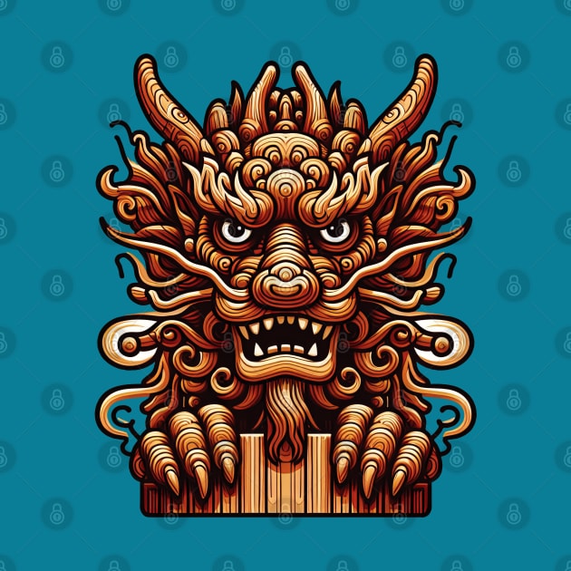 Wood Dragon 16 by Houerd