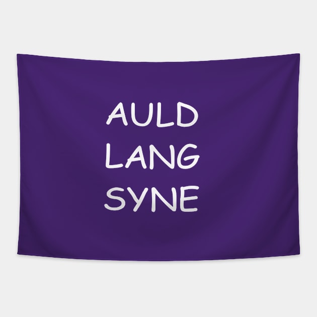 Auld Lang Syne, transparent Tapestry by kensor