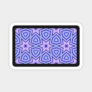 Blue and Purple Star Tiles Magnet