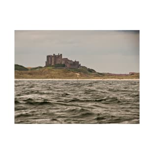 Bamburgh Castle by sea T-Shirt