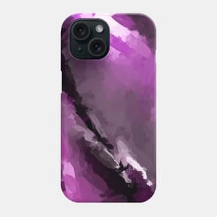 Modern Violet Trunk Abstract Painting Phone Case