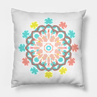 mandala Clamber Paint Pillow