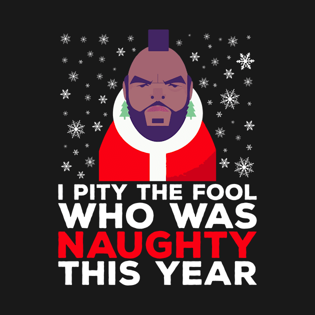 Mr T I Pity The Fool That Was Naughty Christmas Knit Pattern by Rebus28