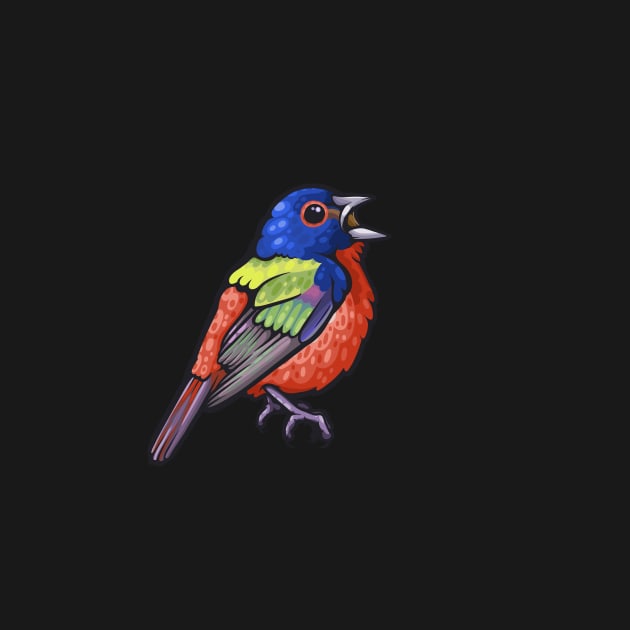 Painted Bunting by Ginboy