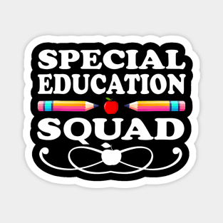 Sped Ed Special Education Squad Art Teacher Men Women Kids Magnet