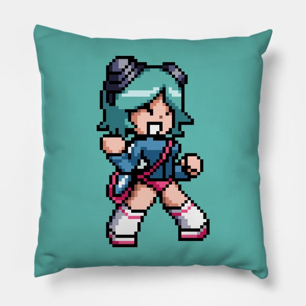 Ramona Flowers Celebration Sprite Pillow by SpriteGuy95