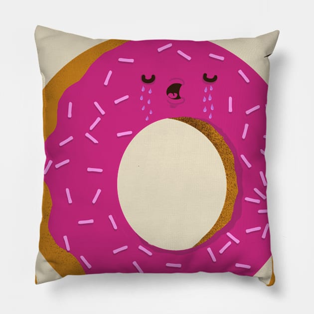 Don't make pun of me again Pillow by dudeowl