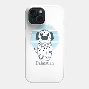 Cute Dogs illustrations - Dalmatian Phone Case