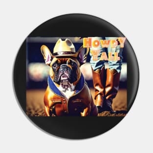 Rodeo Frenchie Pin