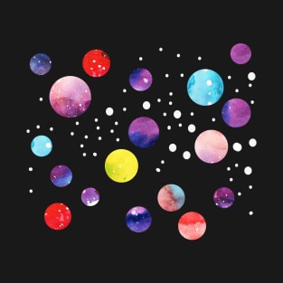 watercolor dot pattern T-Shirt