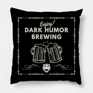 Dark Humor Old School Pillow