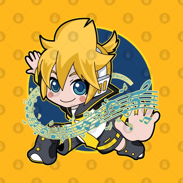 Chibi Kagamine by WarGreymonZero