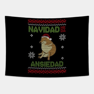 christmas cheems Tapestry