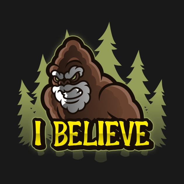 I Believe in Bigfoot / Sasquatch by Shawn's Domain