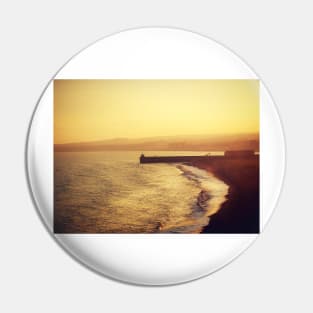 Coastal sunset Pin