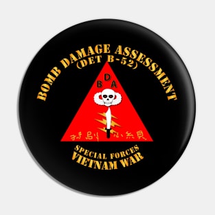 Bomb Damage Assessment - Det B52 Pin